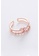 YOUNIQ pink YOUNIQ Little Heart Double Layer Adjustable Korea Gold Plated Ring with Pink / Purple Cubic Zirconia 4D603AC3734B36GS_3