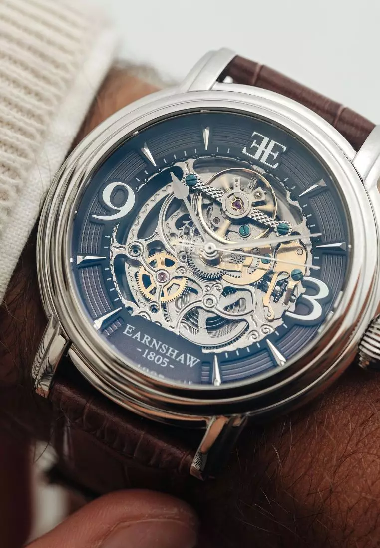 Mens automatic hot sale skeleton watch