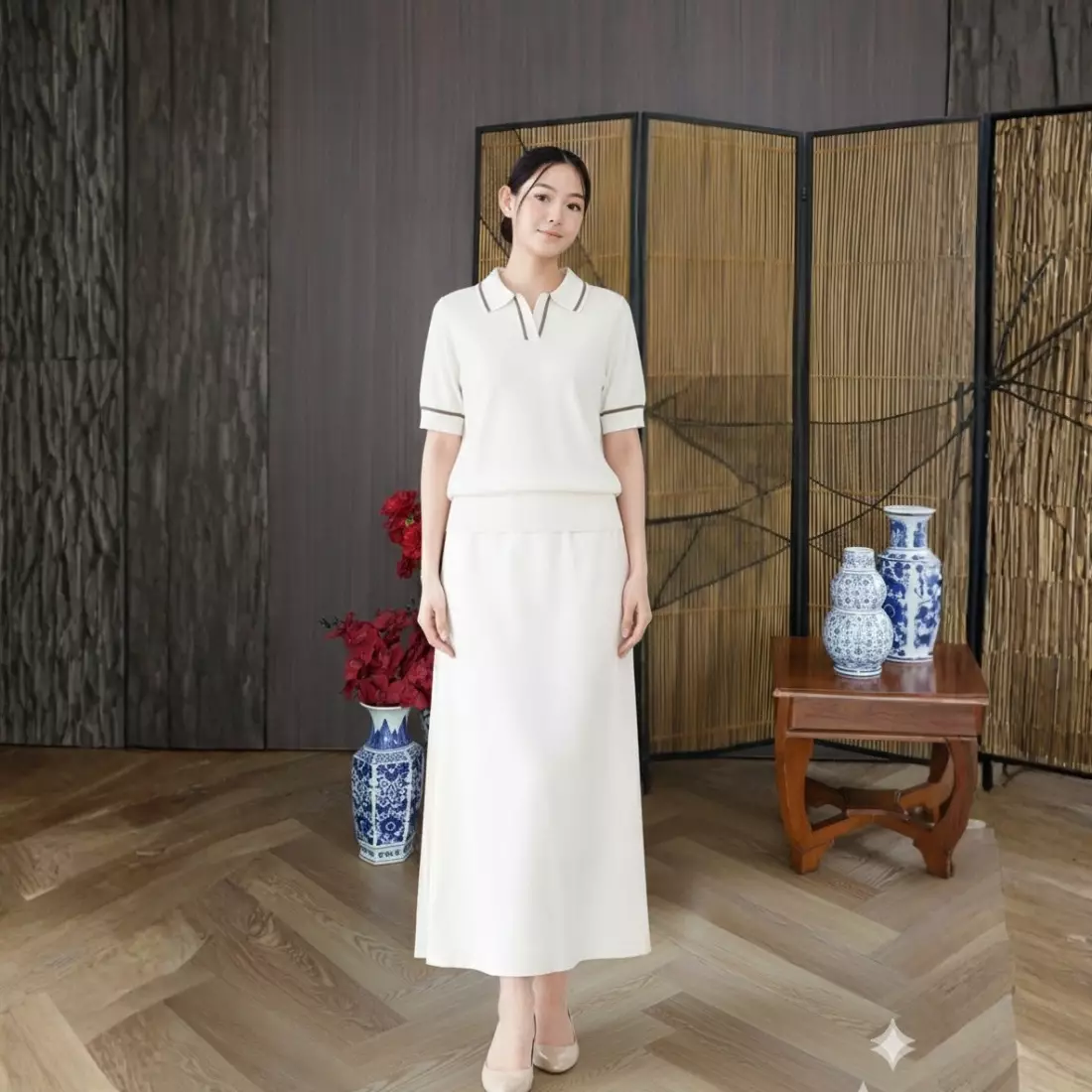 Hyein Lunar Blouse in White