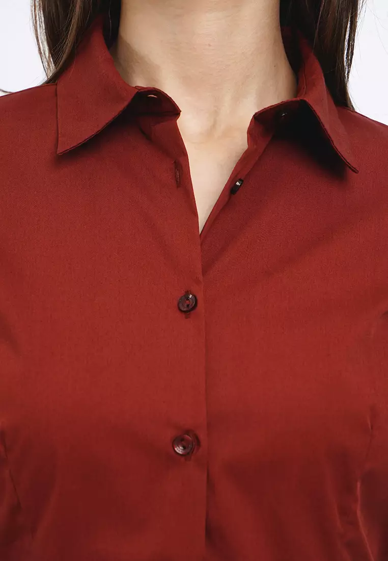 Basic Slim Fit Long Sleeve Shirt