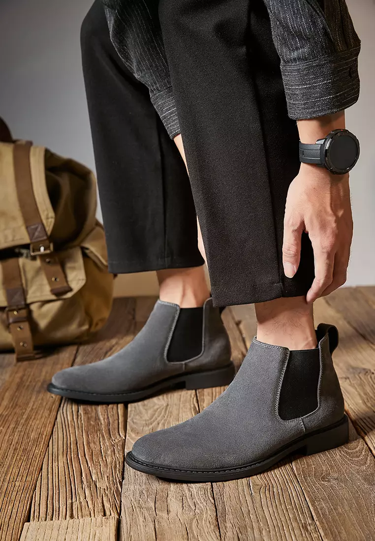 Cow Suede Chelsea Boot KB2298M