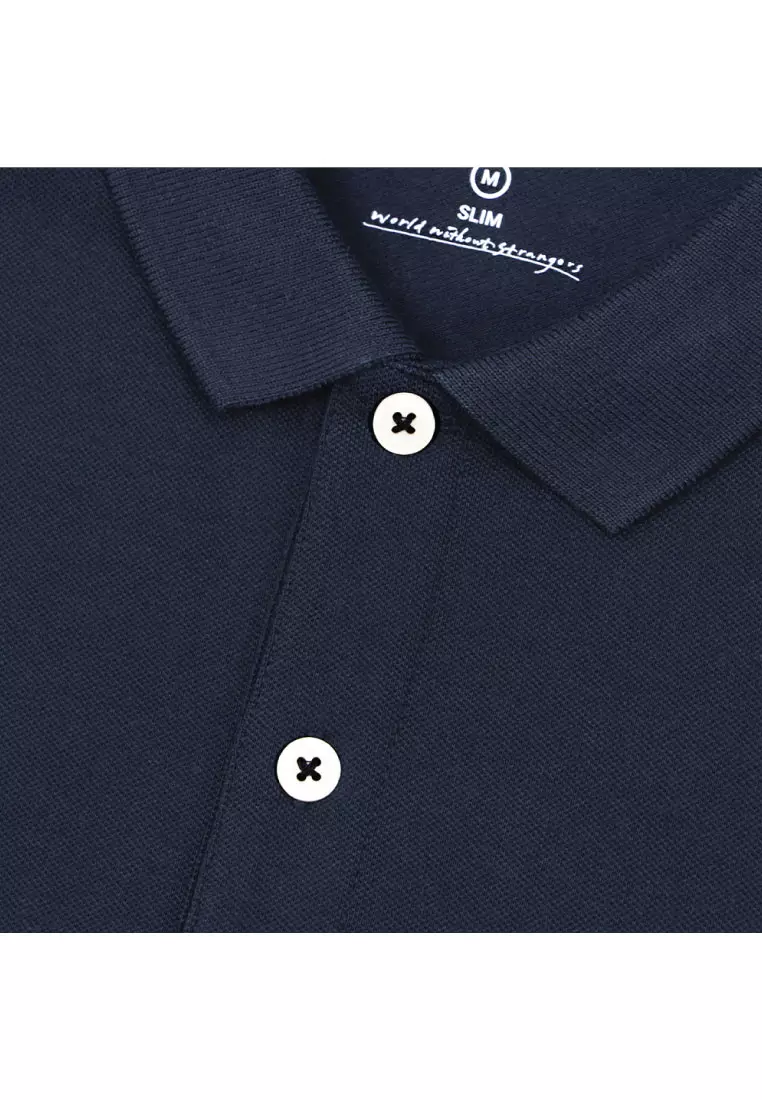 Men's Cotton Lycra Short Sleeve Slim Polo 01015018
