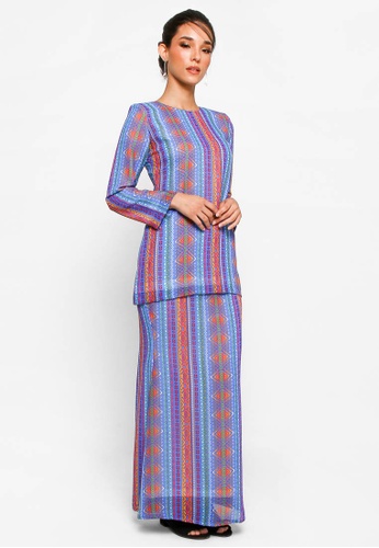 Kurung Basic D-19 from BETTY HARDY in Blue