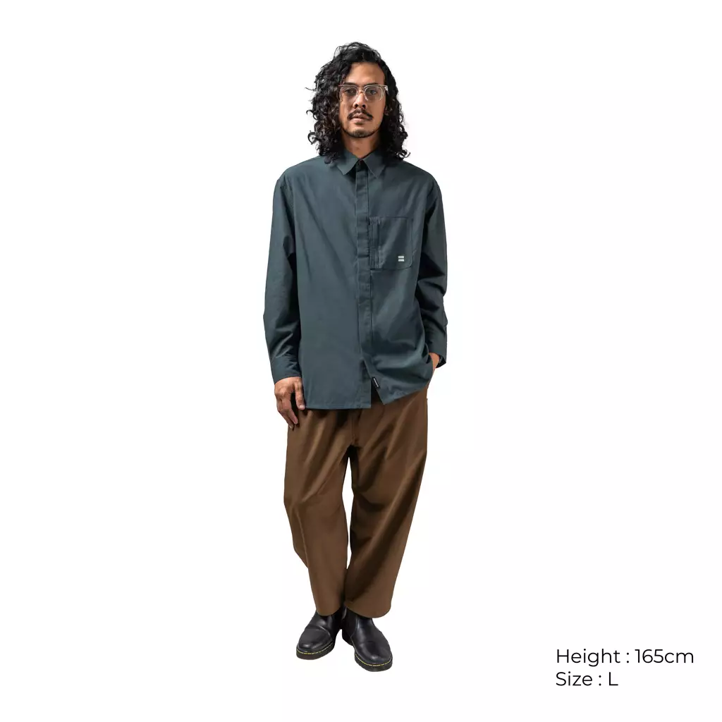 Bodypack Sinsa Oxford Long Sleeves Shirt - Green