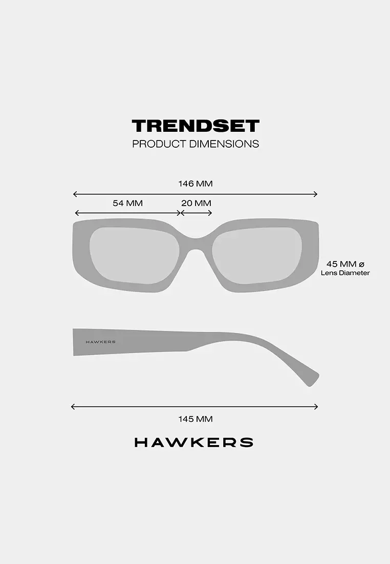 HAWKERS Sunflowers Brown Trendset Sunglasses For Women, Female. Official Product Designed In Spain