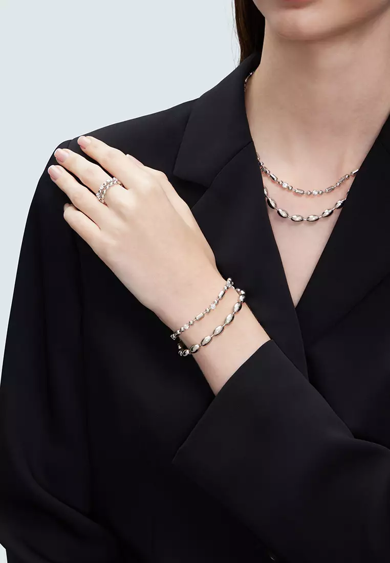 Neon Nights Chain Crystal Bracelet