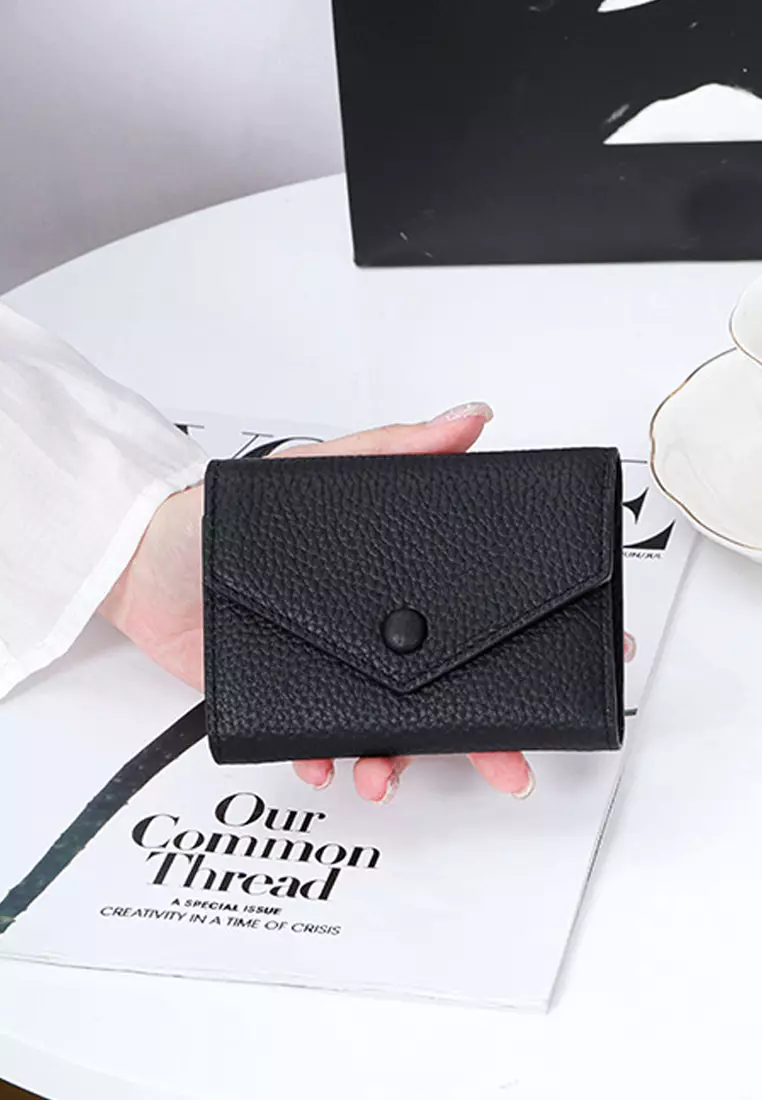 Full Grain Leather Tri-Fold Wallet JW YT-6923