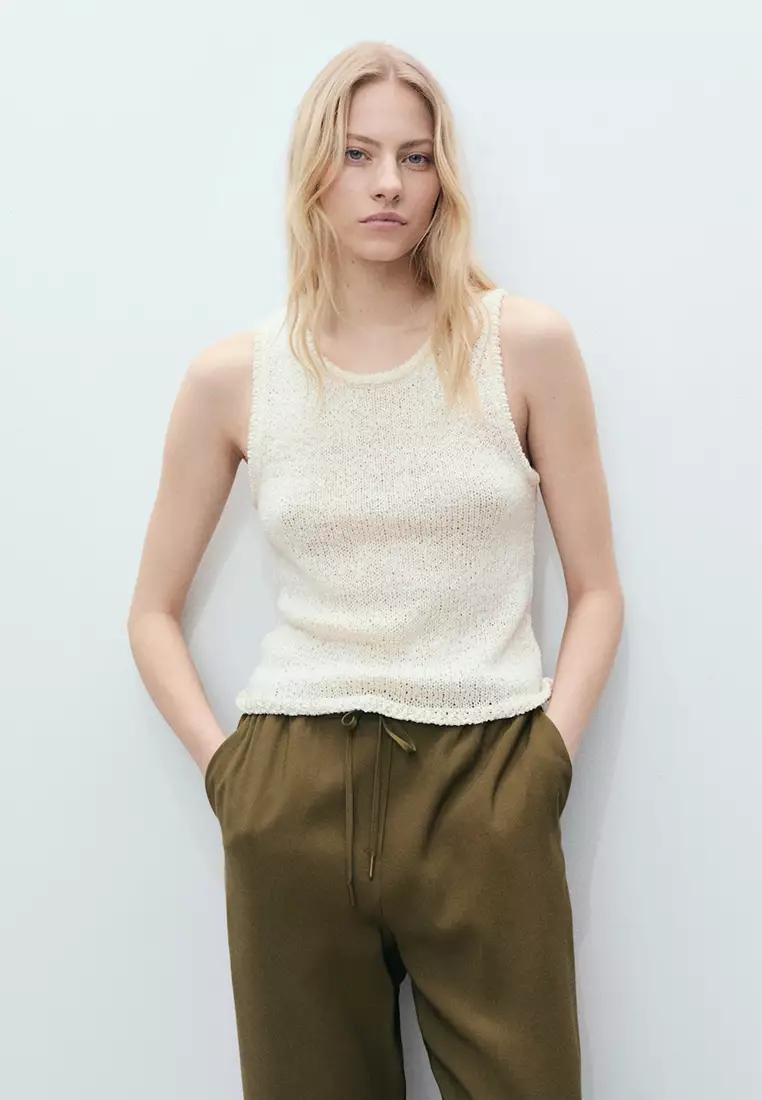 Drawstring Flowy Trousers