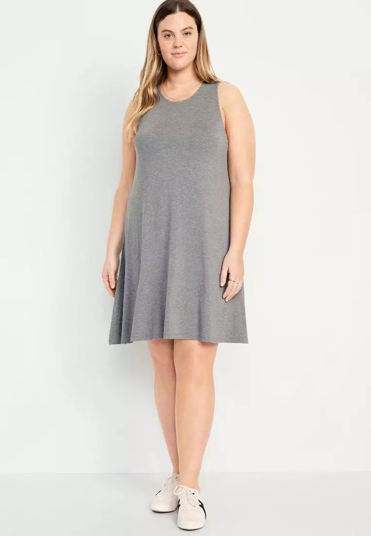 Sleeveless Mini Swing Dress