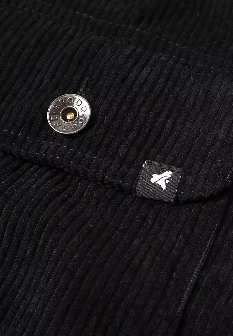 BRODO - Trucker Jacket Corduroy Black