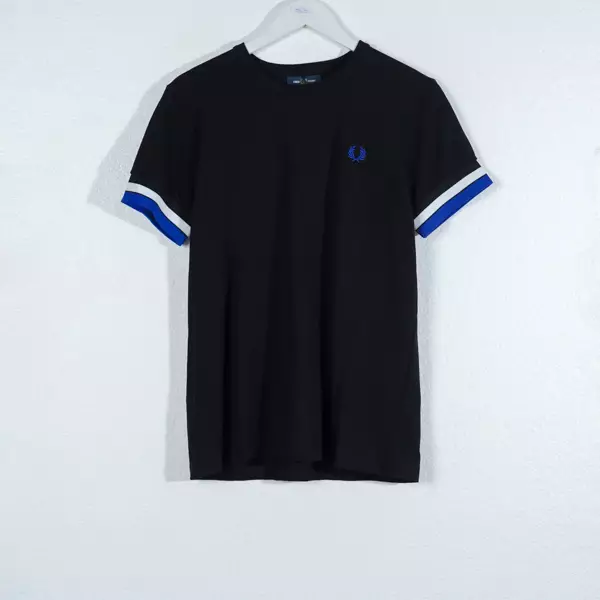 Fred Perry T Shirts Sale T-shirt Fred Perry Ringer - Coupe Classique Homme 100% Coton Style Ringer Rétro
