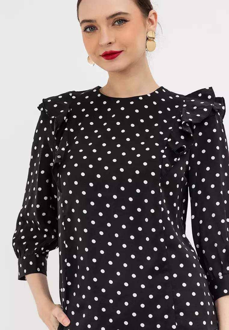 DOTTY Dotted L/S Top