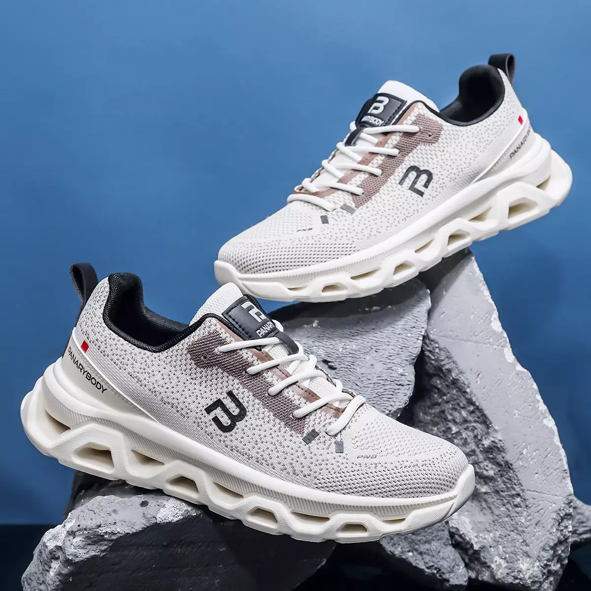 LURAD Sneakers Pria Breathable Bahan Mesh Textile QNW520