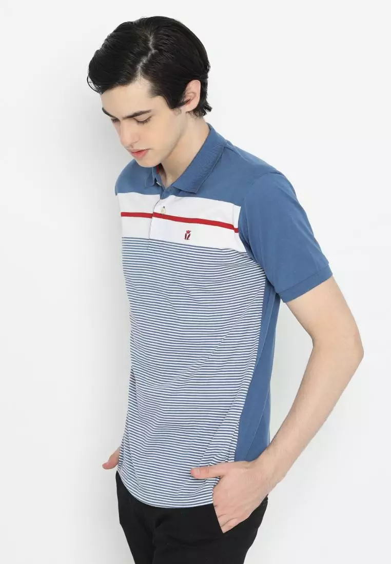 MATSUDA Kaos Polo Shirt Pria Kerah Fukuishima