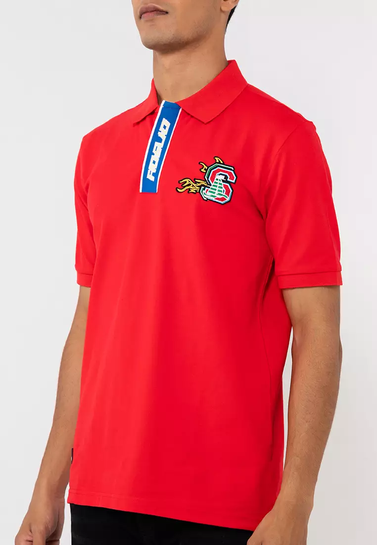 Sailing Embroidery Patch Polo Shirts