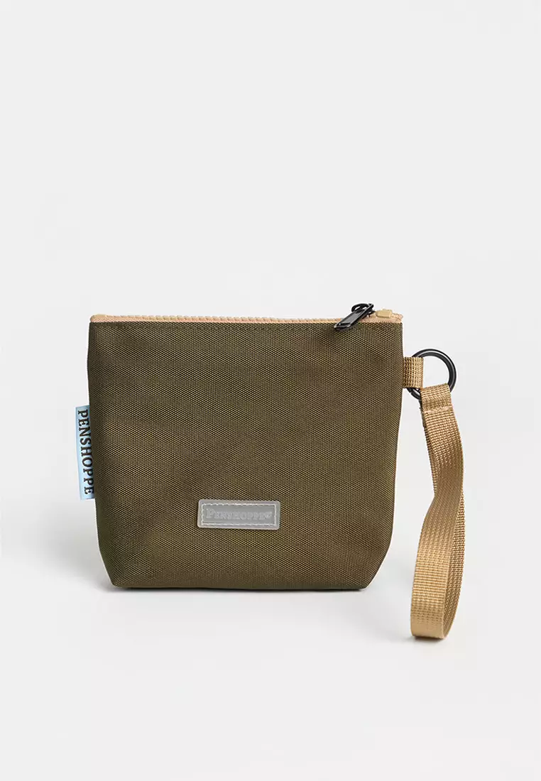 Tri-Tone Pouch with Wrist Strap