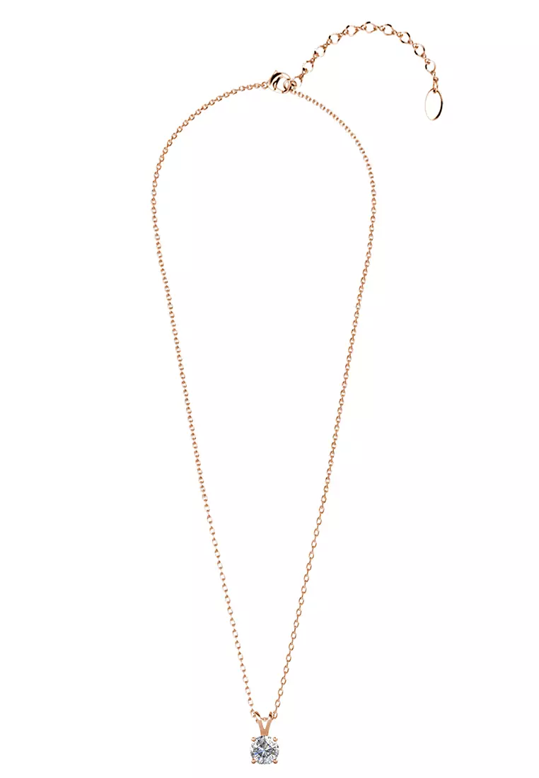 Vernice Stone Pendant RG - Kalung Crystal by Her Jewellery