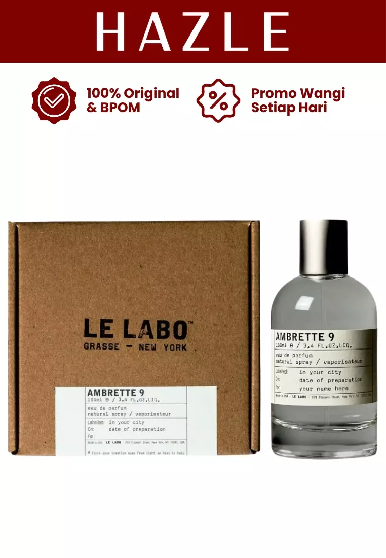 Jual Le Labo Ambrette 9 Unisex EDP 100 ml Original 2026 | ZALORA