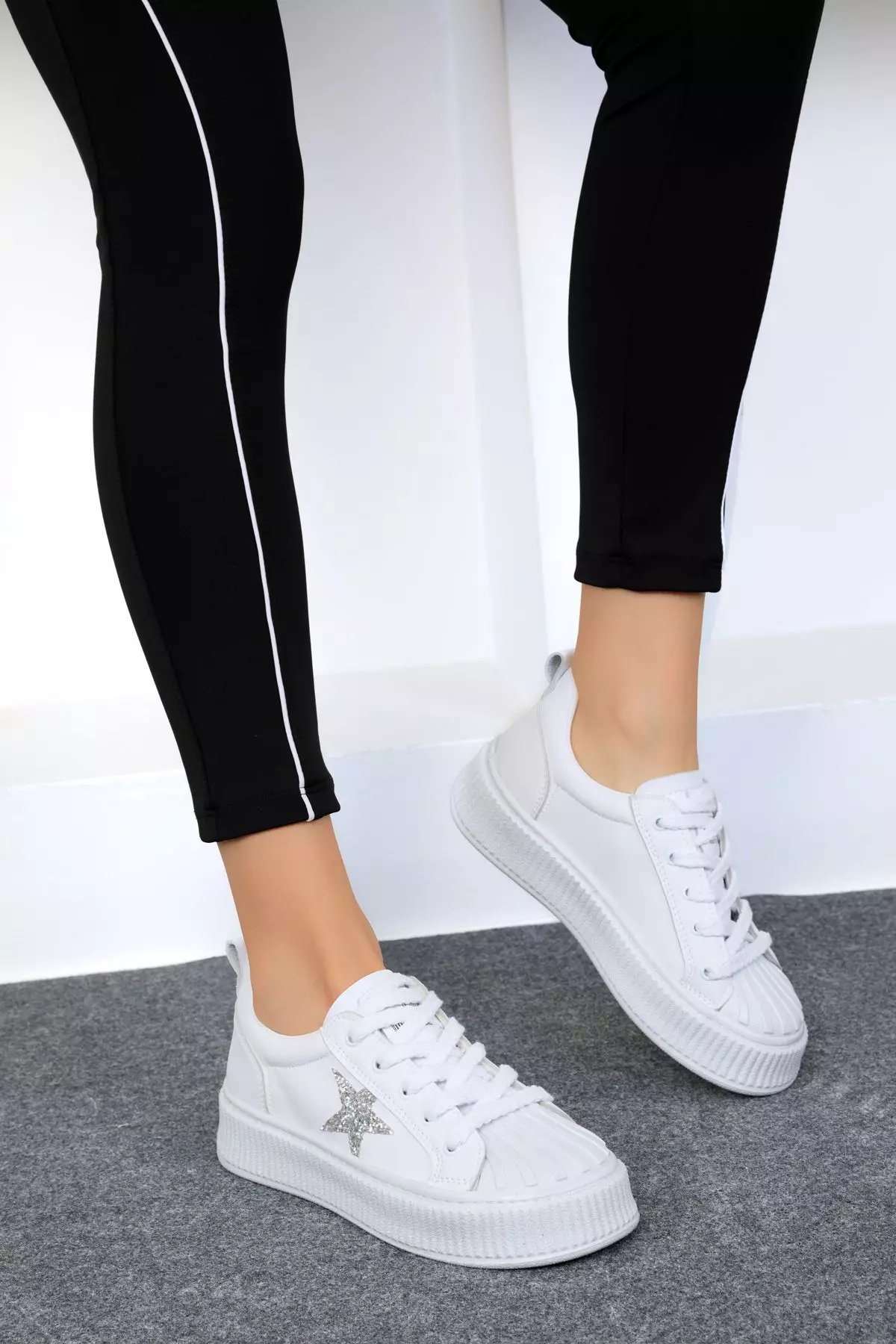 Glitter Star Sneakers