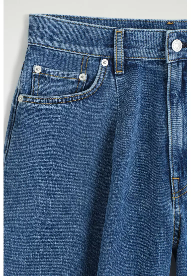 WIDE-LEG DENIM SHORTS