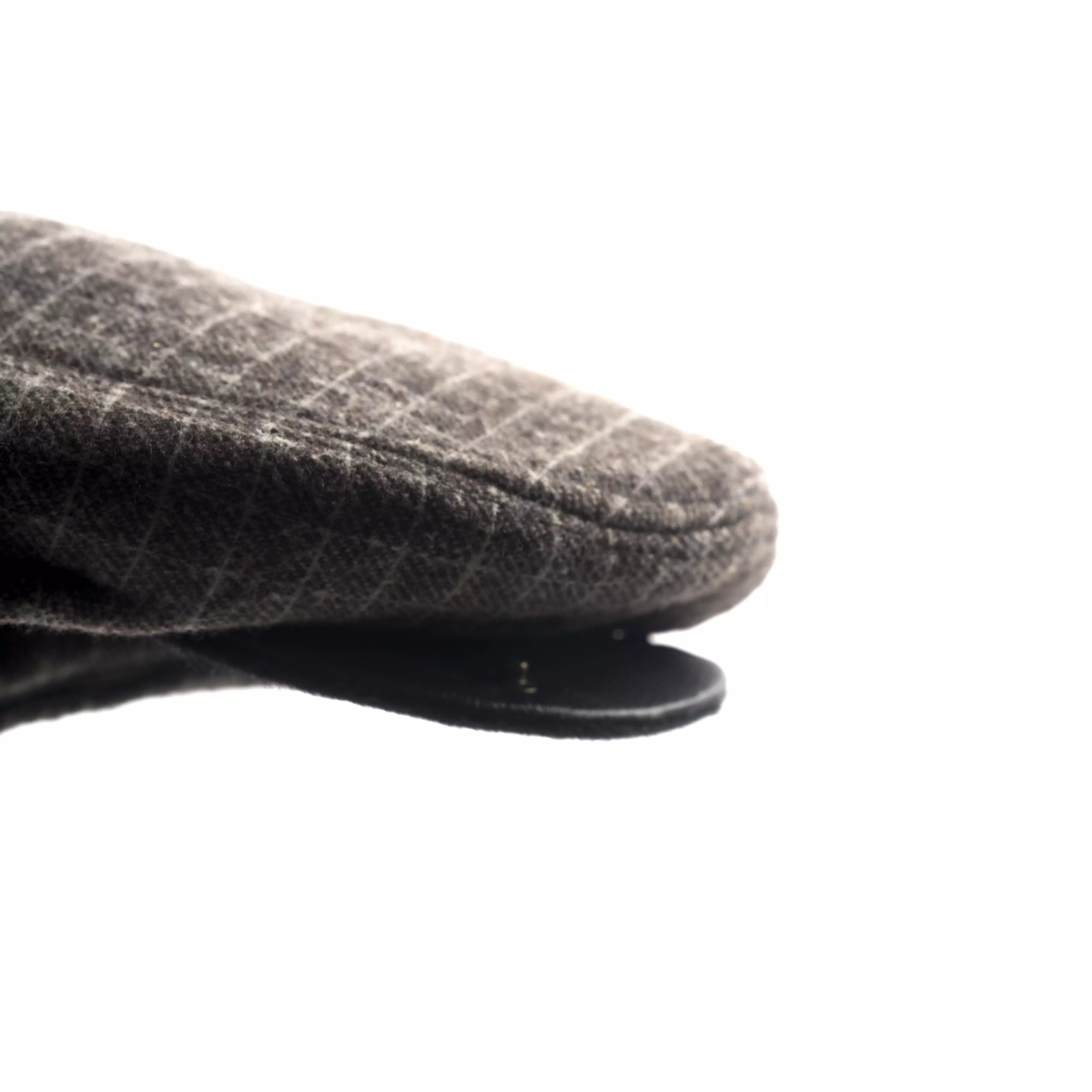 Houseofcuff Topi Painter Baret Hat Flatcap Button Line Dark Brown