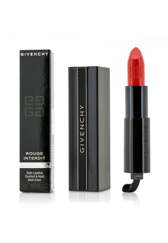 Givenchy GIVENCHY - Rouge Interdit Satin Lipstick - # 16 Wanted Coral 3.4g/0.12oz 63CE2BEFE6942CGS_1