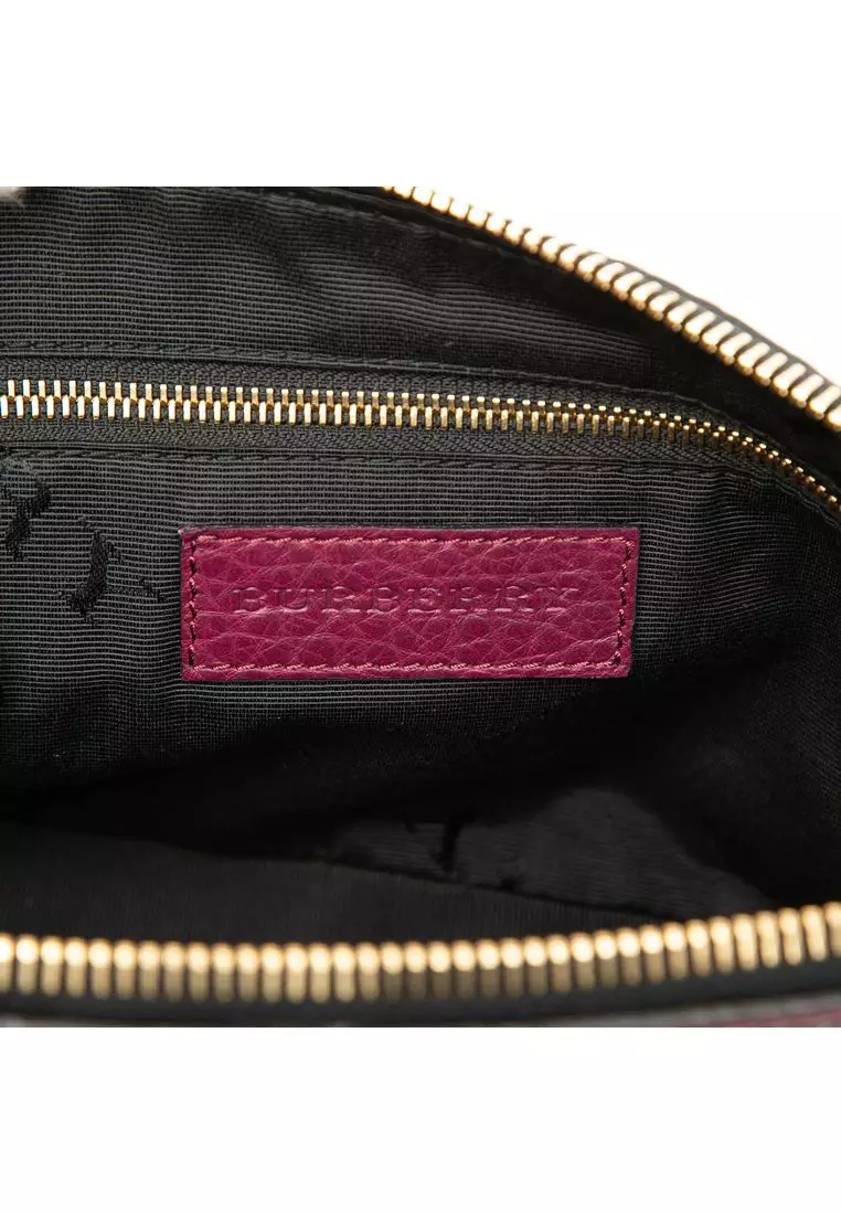 Pre-Loved Burberry Leather Harrogate Crossbody