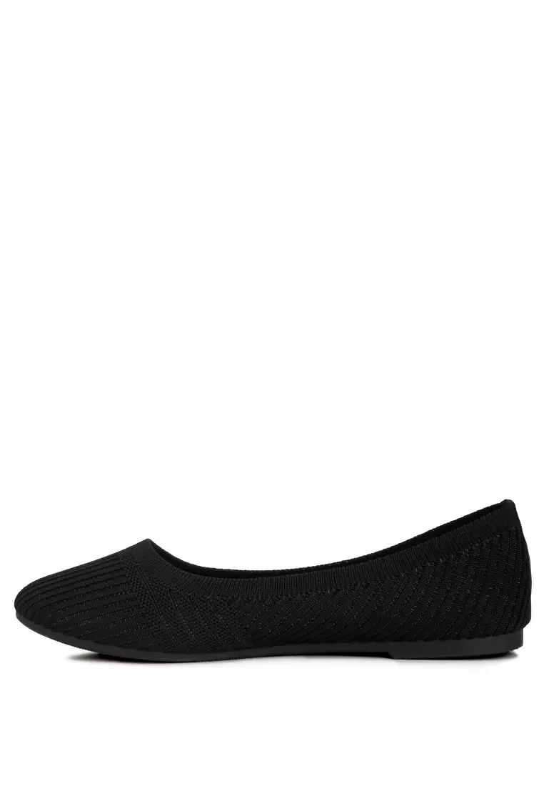 Casual black flats sale