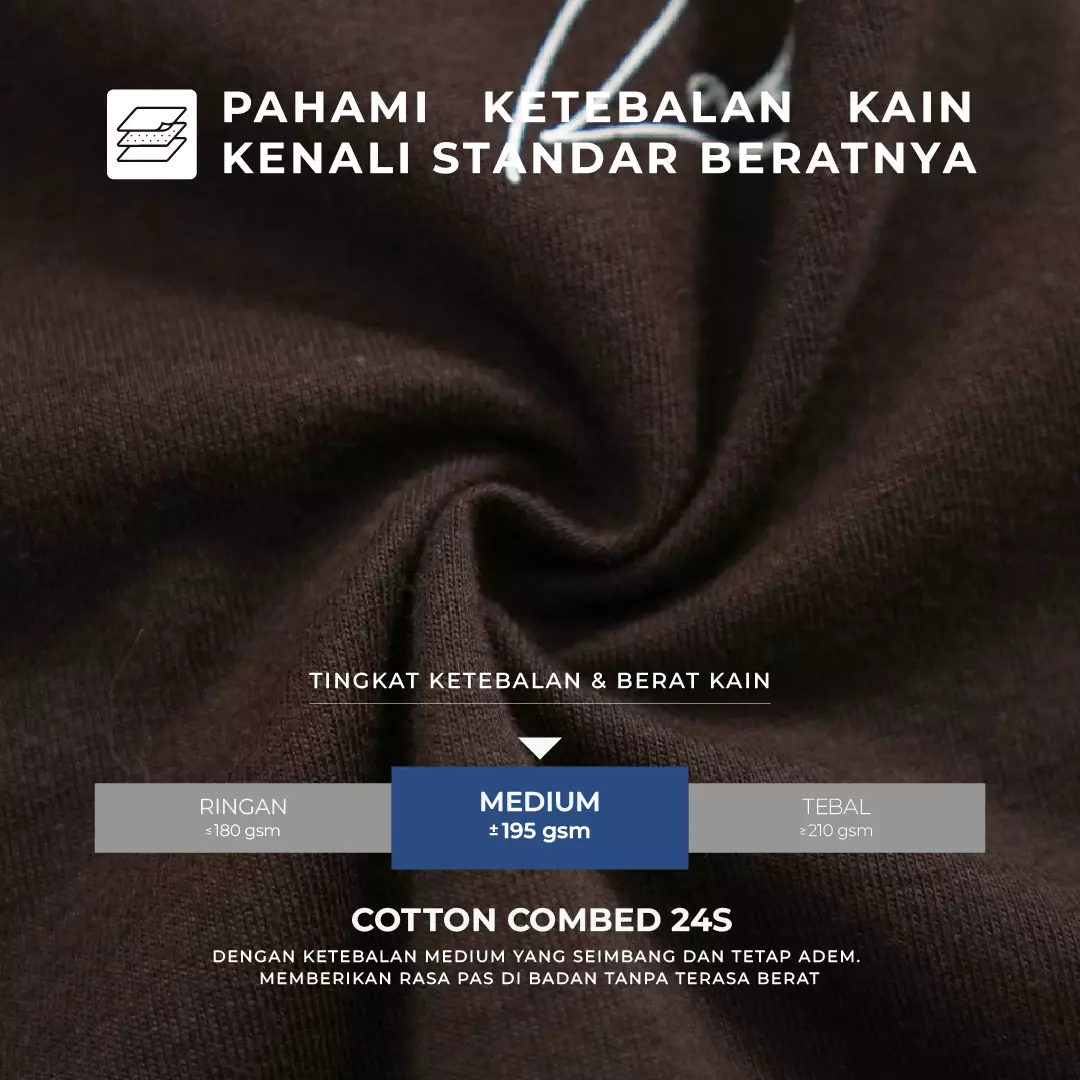 Kale AXELO REGULER COFFEE BROWN Organic Cotton | T-Shirt Basic