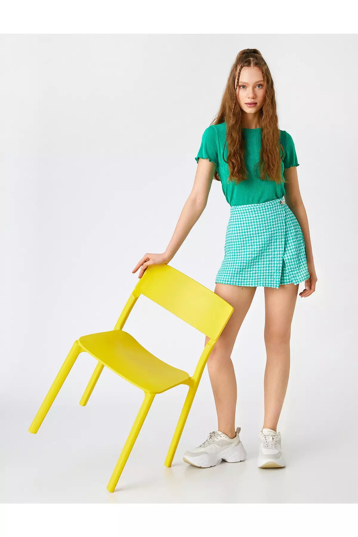 Zalora on sale checkered skirt