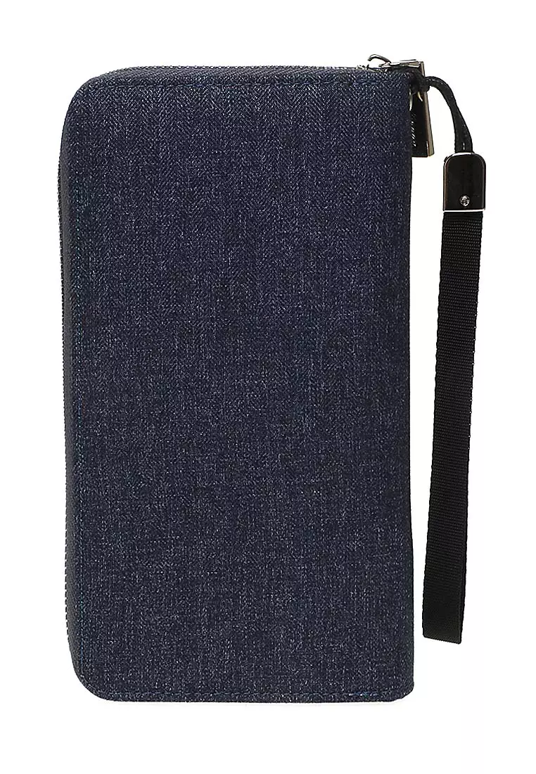 Dompet Panjang Wanita Long Wallet Many Slot Material Jeans Denim ORIGINAL