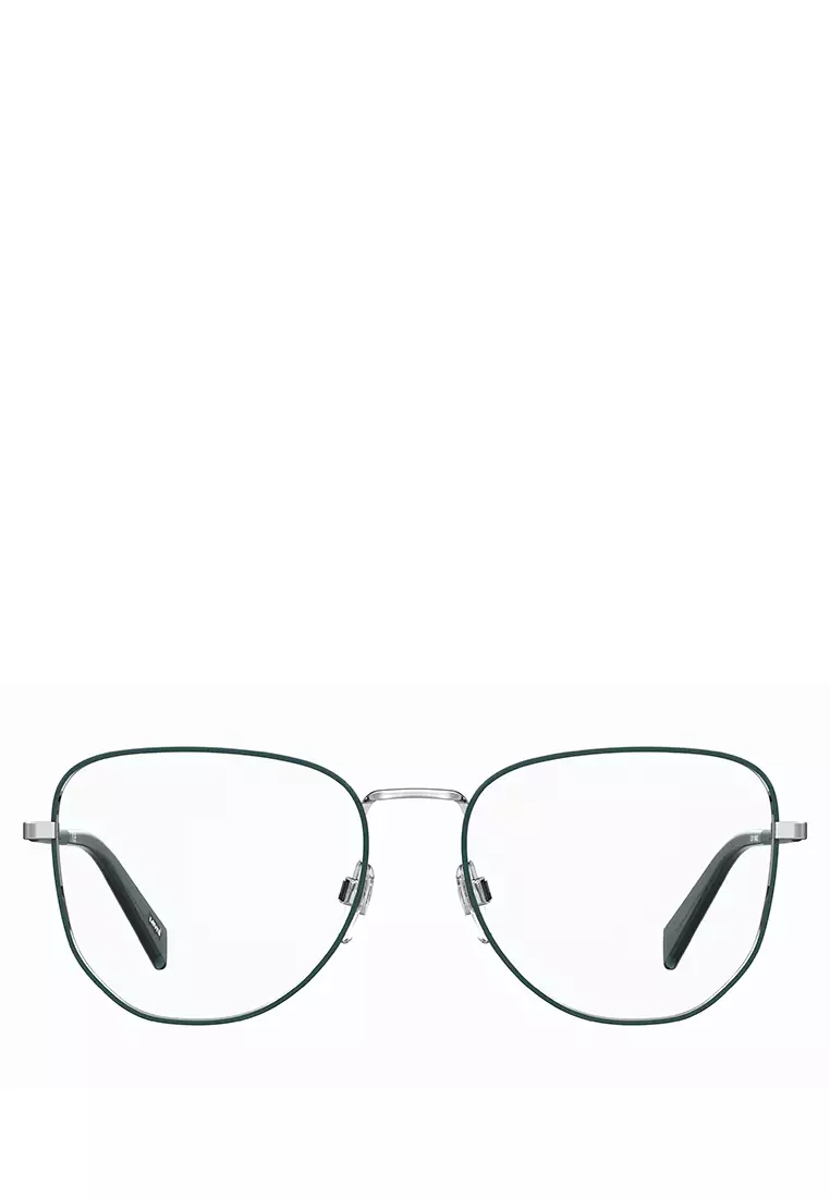 LEVI-S Optical glasses LV 1043-KTU, GEOMETRIC / OCTAGONAL Shape with PALLADIUM GREEN Color