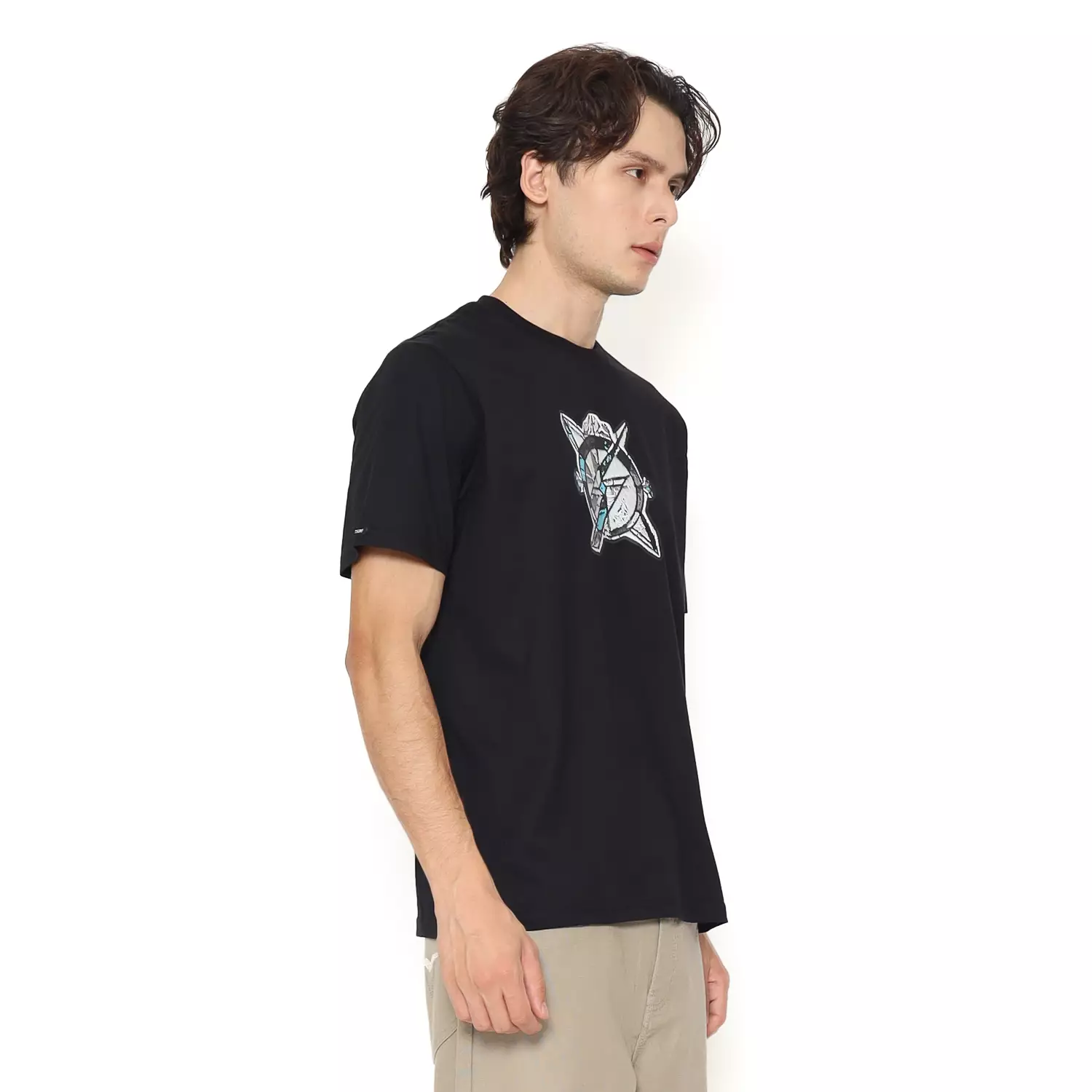 Planet Surf Clothing Kaos Lengan Pendek Pria Clock Planet Surf