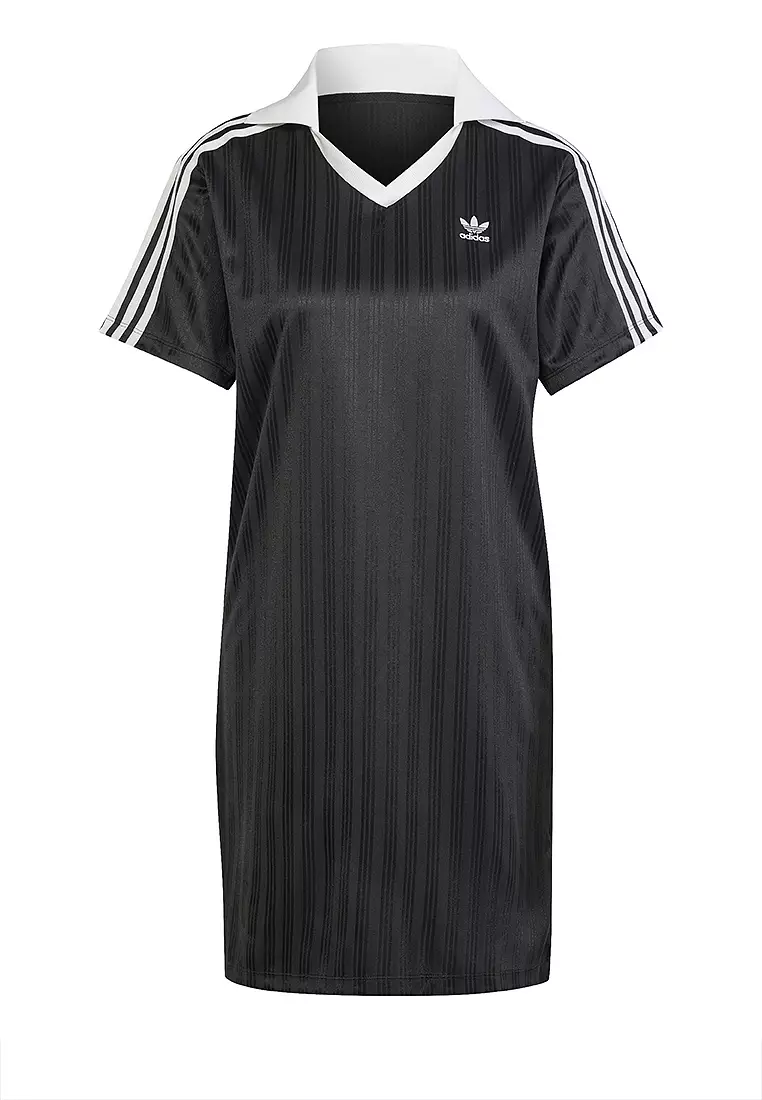 Adicolor Football Jacquard V-Neck Dress