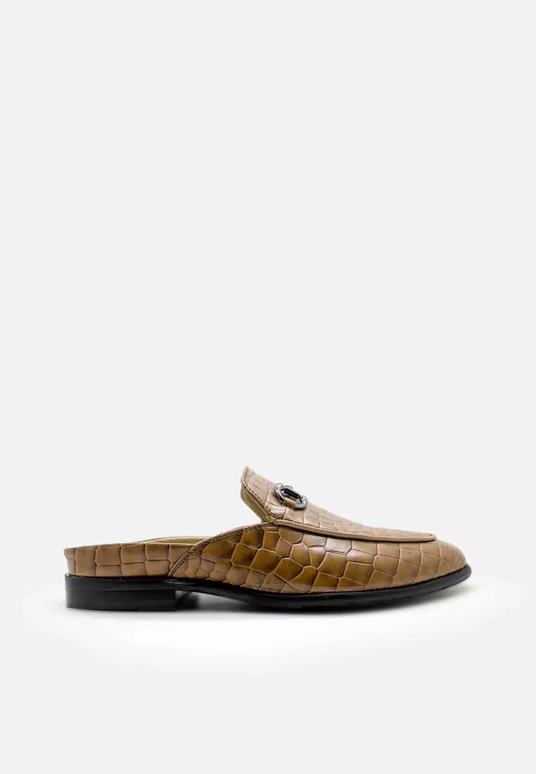 Felix  Sepatu Sandal Slop Casual Loafer Mules Motip Croco