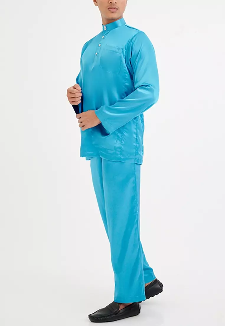 Gene Martino - Baju Melayu Satin Classic Fit 666