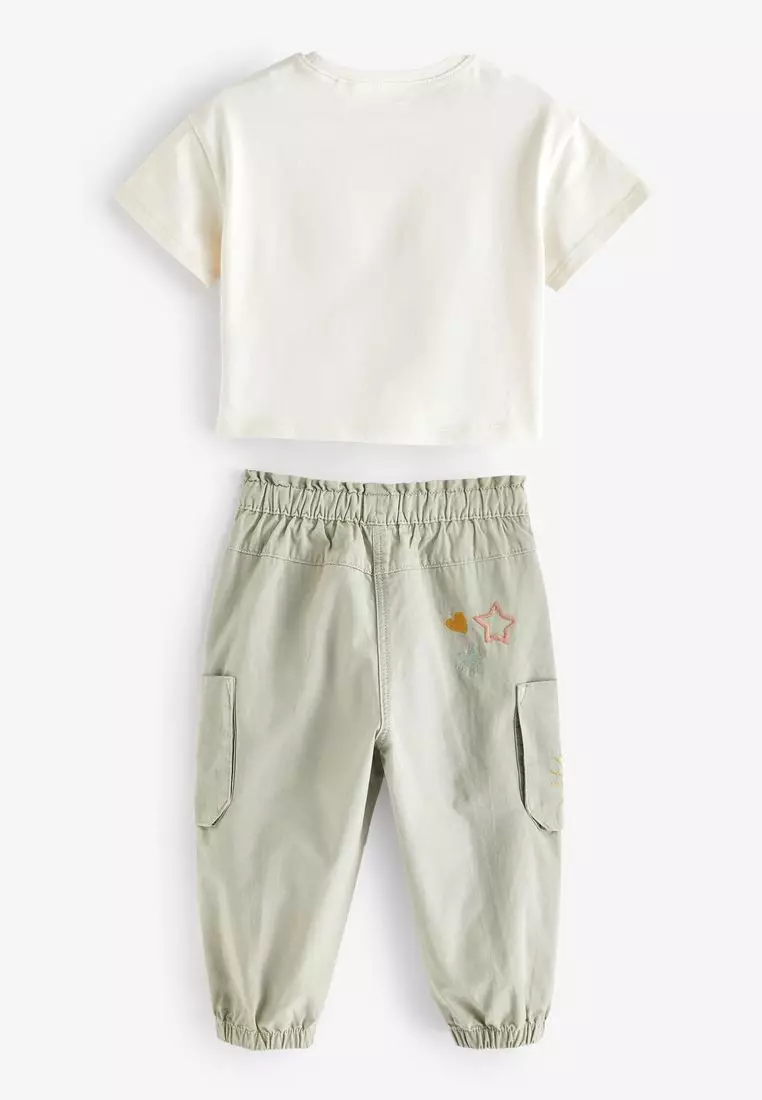 Cargo Trousers and T-Shirt Set