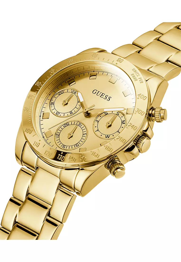 Guess GW0314L2 - Jam Tangan Wanita - Gold - Stainless Steel Bracelet