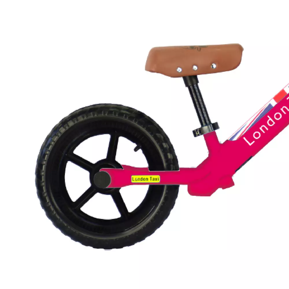 LONDON TAXI 12 INCI SEPEDA ANAK KICK BIKE - PINK