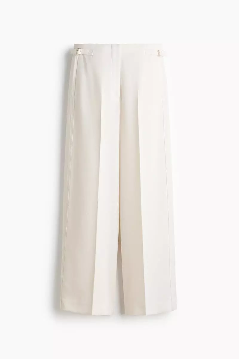 Wide tailored trousers
