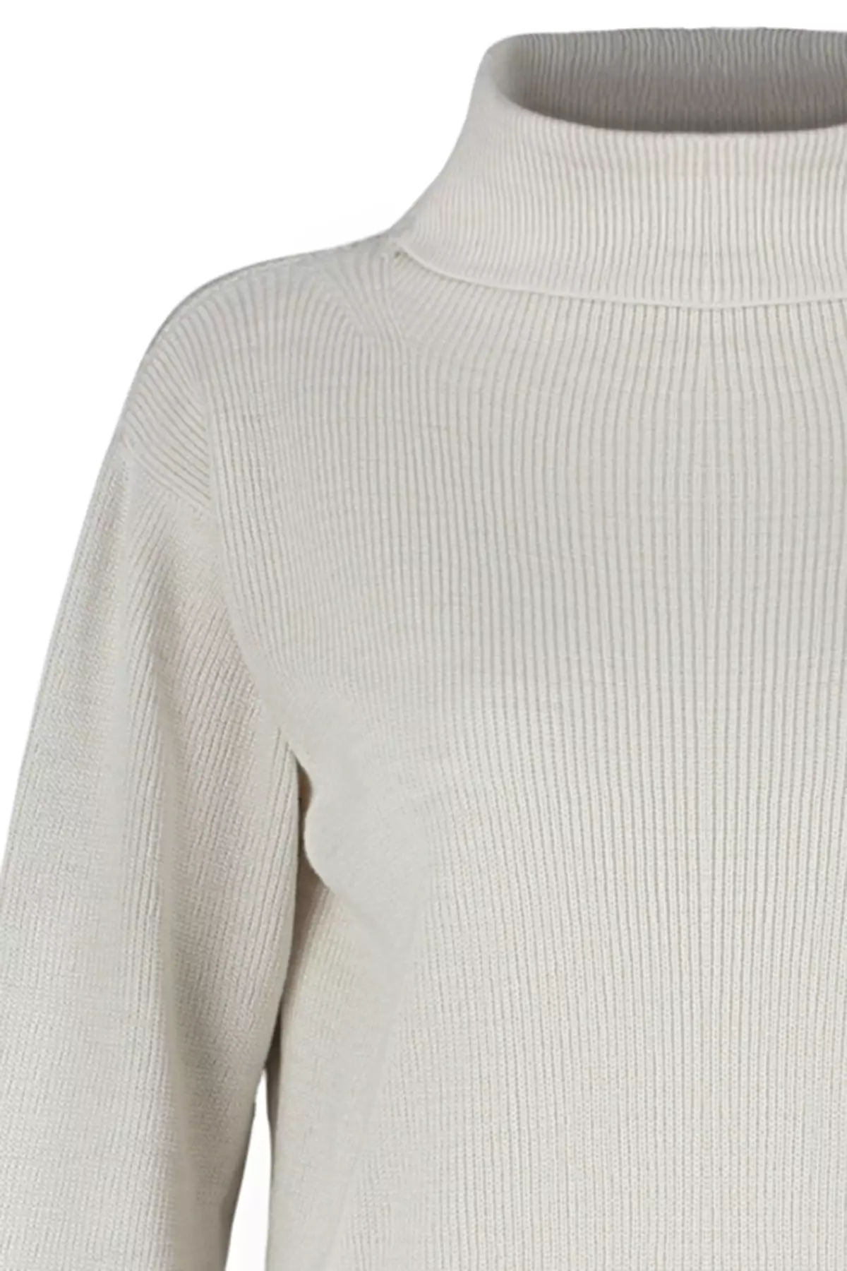 Mini Knitwear Turtleneck Dress