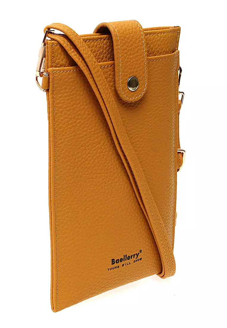 Tas Selempang Wanita Sling Bag Mini Design Dompet Tipis Multifungsi Material Leather Kulit ORIGINAL