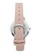 Milliot & Co. pink Harper Silver Leather Strap Watch D59F8ACC0D2DC6GS_4