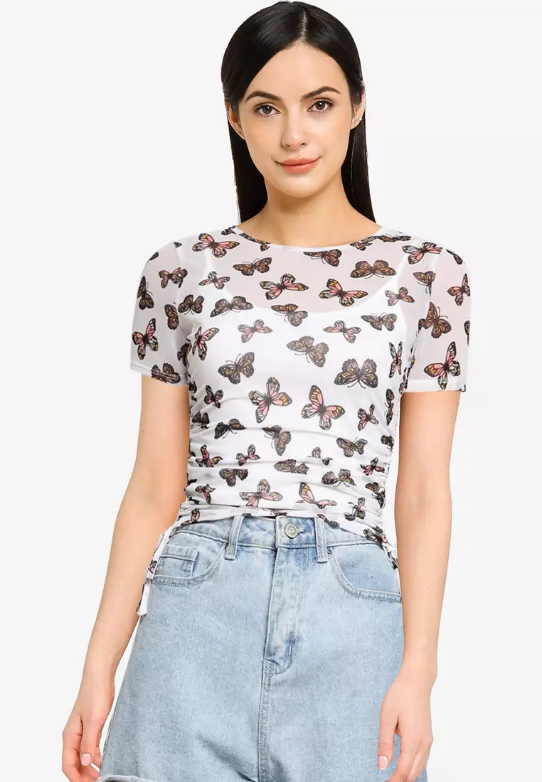 Hollister mesh top top