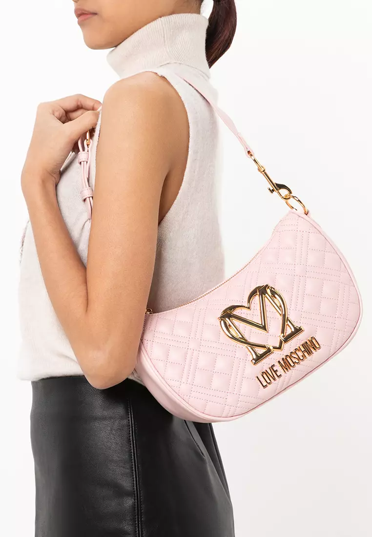 美品✨LOVE MOSCHINO ピンクジャケット値下げしました。 Love Moschino Shoulder Bags Women Polyurethane Pink | B-Exit