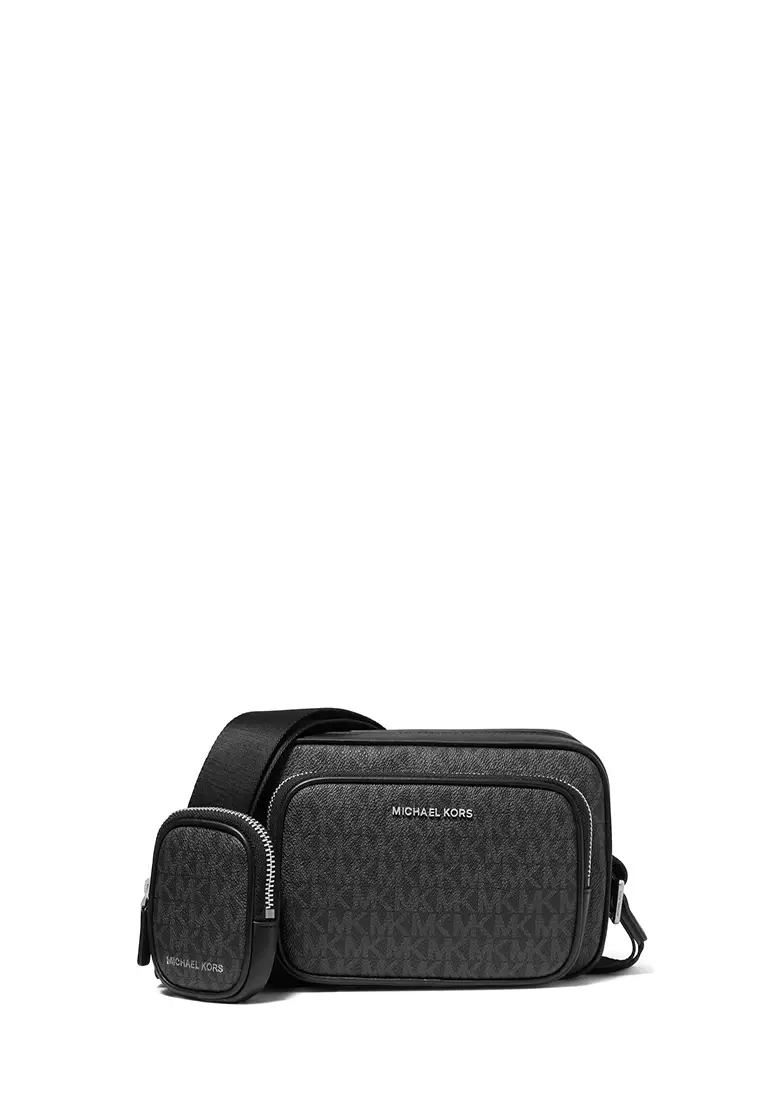 Michael kors sales logo camera bag