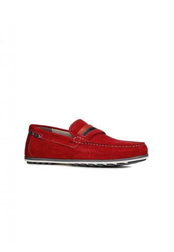 GEOX red Mirvin Men's Moccasins 91100SH1192A3BGS_1