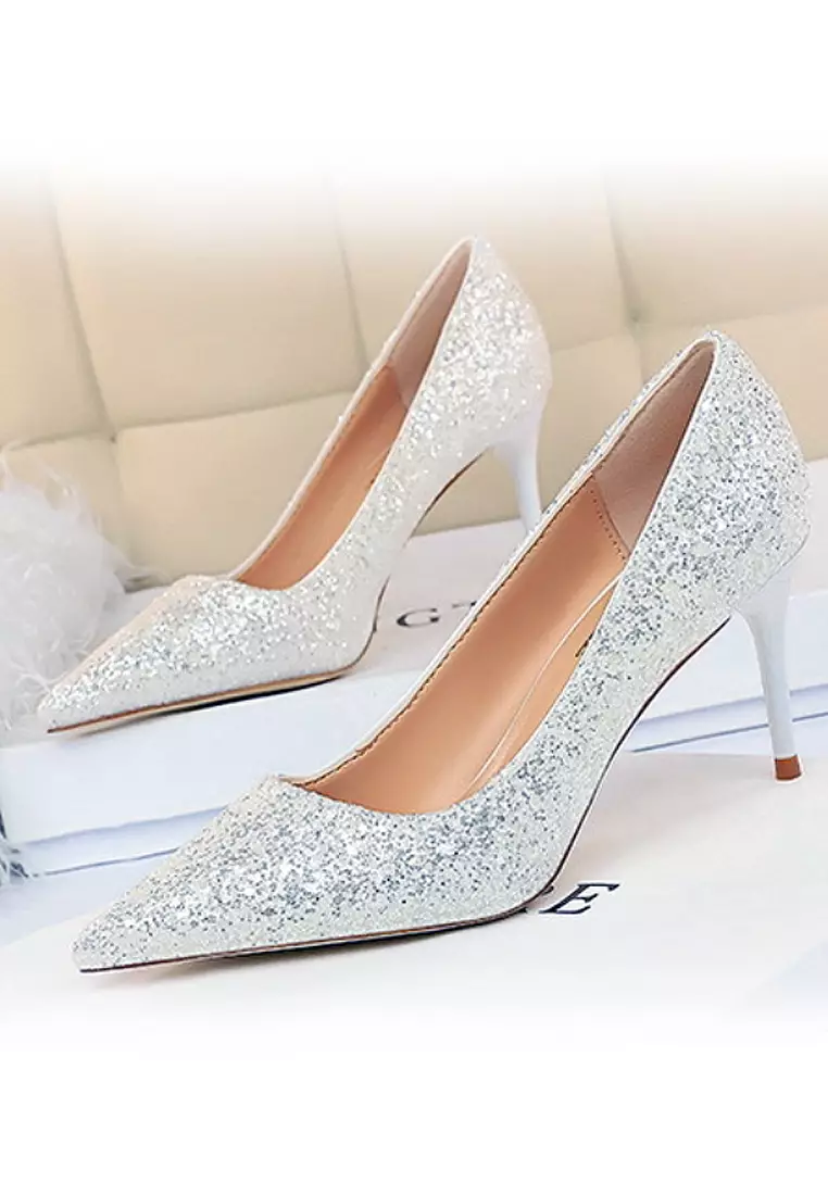 Twenty Eight Shoes VANSA 7cm Sequins Evening and Bridal Shoes VSW 