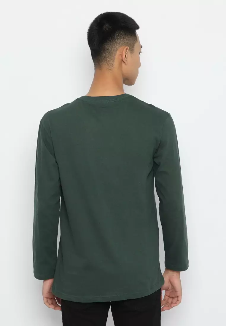 RBJ T-Shirt Cotton Lengan Panjang Pria 207131593