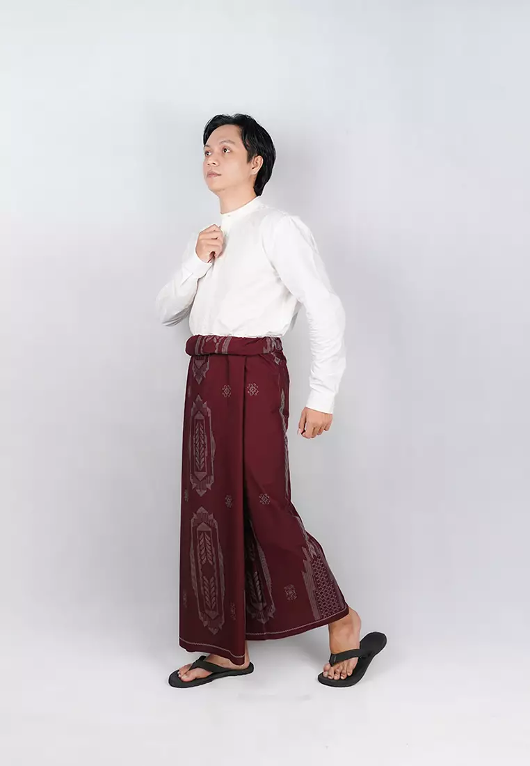 My Aksa Batik Sarung Sakha Red